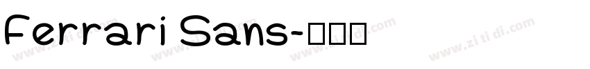 Ferrari Sans字体转换